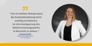 Bild Evelyne Knutti, nachhaltig zu tieferen Aussenständen